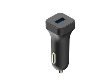 comprar Único USB preto no carregador 5V 2.4A 12W 2400ma de alta velocidade do carro online manufacture