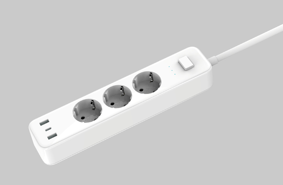 Bom preço. 32W Smart Power Strip com certificações CE e várias tomadas on-line