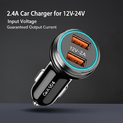 comprar Carregador de carro USB duplo 12V-24V Entrada 2.4A 3.0A Saída online manufacture
