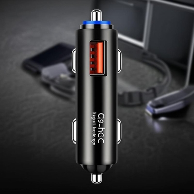 comprar Dual carregador de carro USB 12V-24V entrada com 2.4A 3.0A saída online manufacture