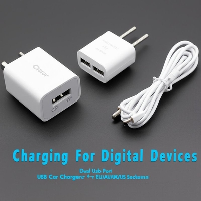 comprar Carregador USB duplo 2.4A 3.0A para EU AU UK US Sockets online manufacture