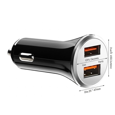comprar Carregador USB duplo 2.4A 3.0A para entrada de 12V-24V online manufacture