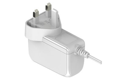 Bom preço. Adaptador universal da alimentação CA da tomada BRITÂNICA do branco 3, fonte de alimentação de DC da C.A. 24w on-line