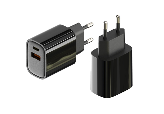 Bom preço. Adaptador de energia AC DC de alta eficiência, Adaptador de energia universal com saída 24V 1A / 12V 2A on-line