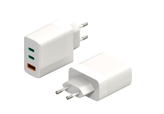 Bom preço. Carregador móvel rápido 5V2.4A / 5V3.0A personalizado com EU KC US Plug Branco on-line