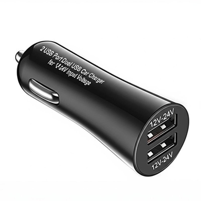 Bom preço. Carregador de Carro USB Duplo 2.4A 3.0A para Veículos 12V-24V on-line