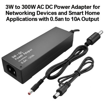 Bom preço. Adaptador de energia AC DC de 3 a 300 W para dispositivos de rede e aplicações domésticas inteligentes com saída de 0,5 A a 10 A on-line