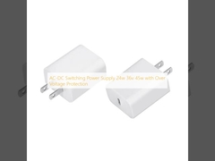 Fonte de alimentação de comutação AC-DC 24w 36v 45w com protecção contra sobrevoltagem